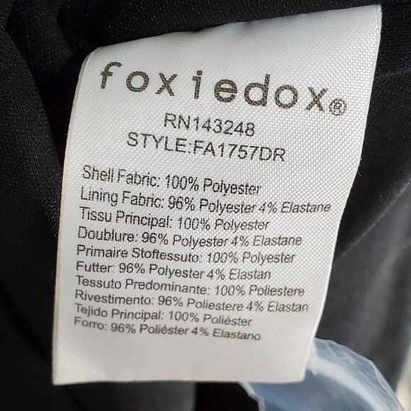 Foxiedox Assymetric Billie Zebra Print Ruffle Dress Tan Black Size Small - Picture 7 of 9